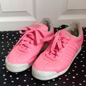 Adidas Samoa  Women's Pink Sneakers  Mens 8 But Womans 10 Preowned